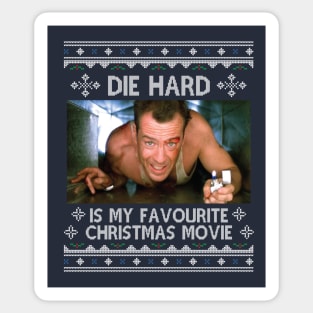 Die Hard Is My Favourite Christmas Movie Sticker